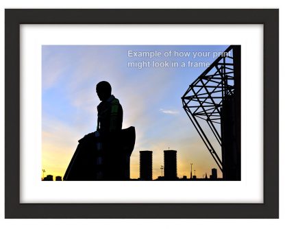 Brother Walfrid Silhouette Photo Print in Frame