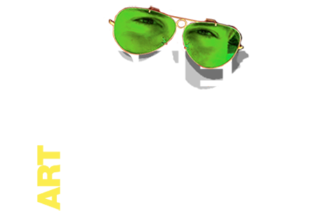 Green-tinted Art Shop